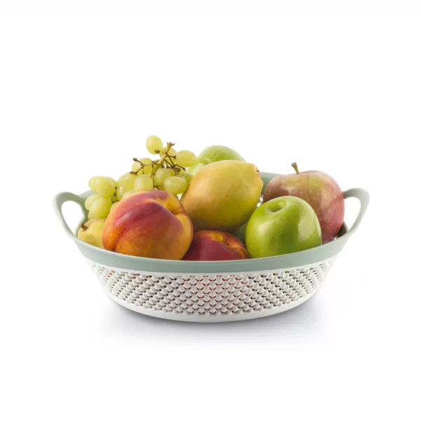Double Colour Drop Design Basket (28,2 X 23,5 X 9,5 Cm) 2,6 L