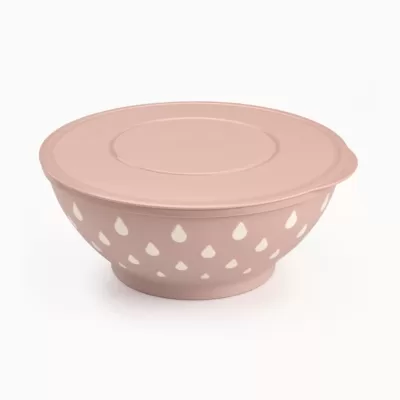 UCSAN PLASTIC Drop Design Double Color Bowl With LID 3 L