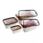 PURE WHITE BODY LOCK & FIT BOX 4 PCS SET ( 0,45 L + 1 L + 2 L + 4 L)