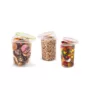 TWIST COVER ROUND FOOD SAVER (3 Pcs set) (0,6 L + 1,1 L + 1,5 L)