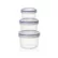 TWIST COVER NEW ROUND FOOD SAVER (3 Pcs set) (0,25 LT + 0,50 LT + 0,70 LT)