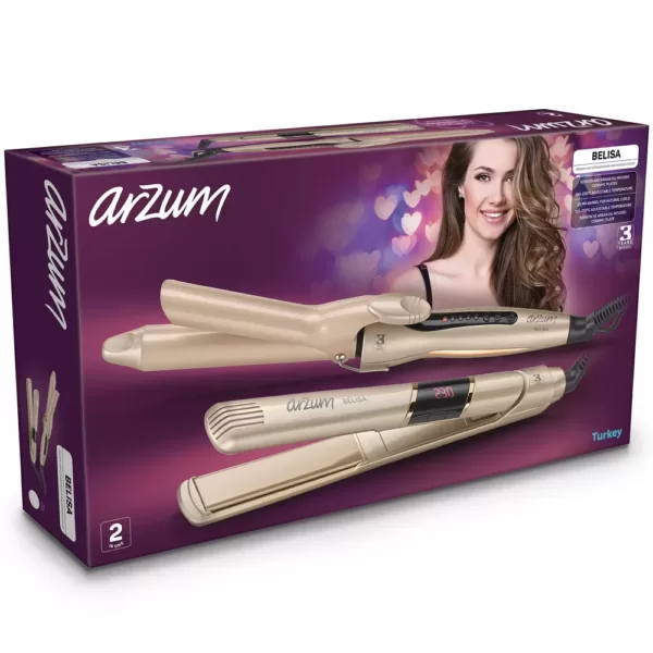 ARZUM Belisa Hair Straightener – Hair Curler
