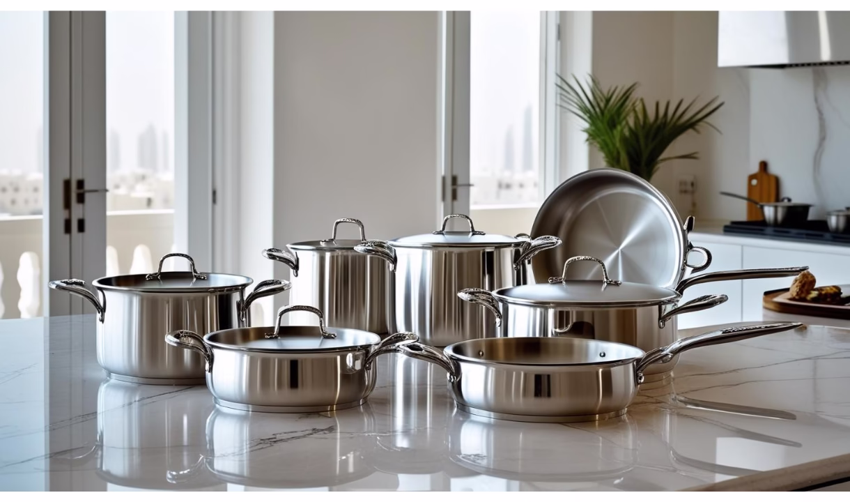 Buy the Best Stainless Steel Cookware Set in Bahrain